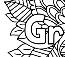 Vorschau - Mal- und Bastelvorlagen - Gemeinschaftbild "Great things take time to grow" - Seite 3