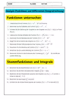Vorschau - Arbeitsblätter - 100 Mathe Abituraufgaben: Analysis Geometrie Stochastik Prüfungsvorbereitung - Seite 1