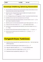 Vorschau - Arbeitsblätter - 100 Mathe Abituraufgaben: Analysis Geometrie Stochastik Prüfungsvorbereitung - Seite 2