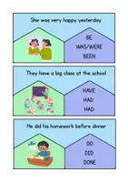 Vista previa - Tarjetas / Manipulativos - ⭐Irregular verbs Game - Matching cards (Past Simple) Inglés Primaria - página 1