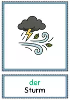 Vorschau - Fördermaterial/Inklusion - WETTER (Bild- und Wortkarten DAF/DAZ) - Seite 3