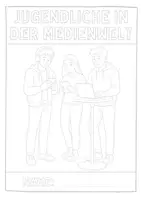 Vorschau - Mal- und Bastelvorlagen - Deckblatt (Jugendliche in der Medienwelt) - Seite 2