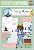 Vorschau - Arbeitsblätter - Arbeitsblätter Türme bauen Klasse 1-3 - Deckblatt