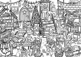 Vorschau - Spiele - Wimmelbild Bildkarte "Wichtelliebe" / Wichtel Wichteltür - Seite 2