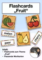 Vorschau - Bildkarten - Flashcards/Bildkarten "Fruit" (Englisch) - Deckblatt