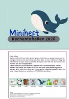 Vorschau - Arbeitsblätter - Übungsheft Rechentabellen ZR20 (Klasse 1) - Deckblatt