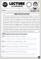 Aperçu - Fiches - Fiches lecture compréhension niveau 7 - Page 3
