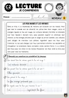 Aperçu - Fiches - Fiches lecture compréhension niveau 6 - Page 2