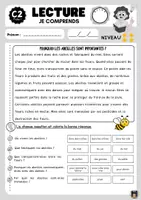 Aperçu - Fiches - Fiches lecture compréhension niveau 4 - Page 1