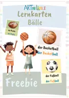 Vorschau - Stundenentwürfe - Vokabelkarten Bälle - Deckblatt