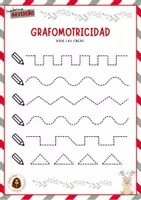 Vorschau - Arbeitsblätter - Weihnachts Dossier – Grafomotorik - Deckblatt