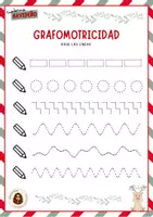 Vorschau - Arbeitsblätter - Weihnachts Dossier – Grafomotorik - Seite 1