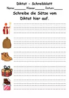 Vorschau - Arbeitsblätter - Diktat - Thema Nikolaus - DaZ/DaF / Deutsch (Klasse 1 bis 4) - Seite 2