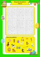 Vorschau - Arbeitsblätter - Búsqueda de palabras - Pascua - Seite 2
