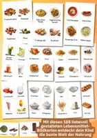 Vorschau - Bildkarten - Lebensmittel-Bildkarten für Kita & Grundschule – Wortschatz, Ernährung & Sprachförderung - Seite 3