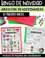 Vista previa - Juegos / Gamificación - Bingo de Navidad | 30 Tableros + 35 Adivinanzas - Portada