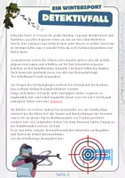 Vorschau - Arbeitsblätter - Sabotage im Biathlonstadion – Mathe Escape | Klasse 7 8 9 - Seite 1