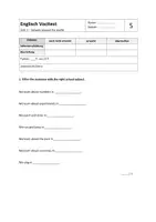 Vorschau - Test - Materialpaket: Vokabeltests Units 1–5 – Young World 3 - Deckblatt