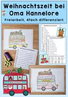 Vorschau - Arbeitsblätter - Materialpaket Winter und Weihnachten, Klasse 1 und 2 - Seite 1