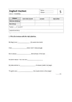 Vorschau - Test - Young World 3 Unit 2 - Vokabeltest - Deckblatt