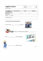 Vorschau - Test - Yound World 3 Englisch Vocitest Unit 3 - Deckblatt