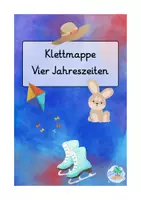 Vorschau - Fördermaterial/Inklusion - Deutsch: Klettmappe zu den Jahreszeiten (Lesen) - Seite 2