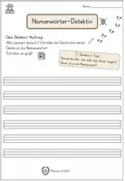 Vorschau - Arbeitsblätter - Deutsch 2. Klasse: Großschreibung Nomen | Sätze korrigieren | Kreatives Schreiben | Differenziert - Seite 2