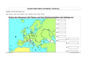 Vorschau - Stundenentwürfe - Deutschland und Europa - Gebirge, Flüsse und mehr - Seite 3