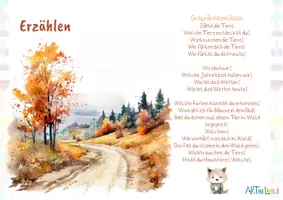 Vorschau - Unterrichtsreihen - Erzählanlässe mit Wimmelbildern – Herbst und Halloween | Deutsch Grundschule - Seite 2