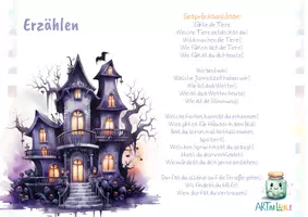 Vorschau - Poster - Wimmelbild Halloween – Sprachförderung, Erzählen & Beschreiben - Seite 2