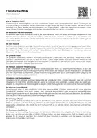 Vorschau - Arbeitsblätter - Christliche Ethik - Deckblatt