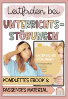 Vorschau - Anderer Materialtyp - Unterrichtsstörungen - E-Book & editierbares Material - Deckblatt