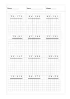 Vorschau - Arbeitsblätter - Schriftliche Multiplikation Zahlenraum 10000 - Seite 1