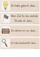 Vorschau - Bildkarten - Reflexionsfächer zum Abschluss einer Unterrichtsstunde - Seite 2