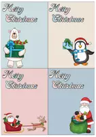 Vorschau - Bildkarten - Weihnachtsgrüße für Lehrkräfte/ das Kollegium - Seite 1
