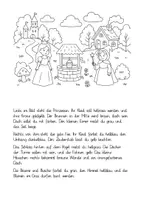 Vorschau - Mal- und Bastelvorlagen - Lesen und Malen Märchen 01 dreifach differenziert - Seite 2