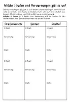 Vorschau - Arbeitsblätter - Werte und Normen / Strafen / Verwarnungen / Klasse 5,6,7 - Seite 2