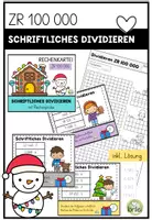 Vorschau - Arbeitsblätter - Schriftliche Division – Rechenkartei im Zahlenraum bis 100 000 - Deckblatt