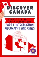 Vorschau - Arbeitsblätter - Discover Canada: Geography & Cities (PART ONE) - Deckblatt