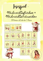 Vorschau - Spiele - Lesespiel - Weihnachtsfüchse und Weihnachtsmäuschen - Deckblatt