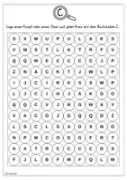 Vorschau - Arbeitsblätter - Buchstaben Legebilder Alphabet mit Muggelsteinen/Knöpfen legen - Seite 3