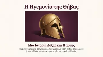 Προεπισκόπηση - Διδακτικά / Σχολικά βιβλία - Η ηγεμονία της Θήβας - Εξώφυλλο