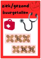 Voorbeeld - Ziek / Gezond / Beter worden - Buurgetallen - Voorblad