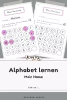 Vorschau - Arbeitsblätter - Alphabet-Übung: Buchstaben im eigenen Namen bunt anmalen - Deckblatt