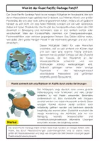 Vorschau - Arbeitsblätter - Ozeanplastik: Great Pacific Garbage Patch - Seite 1