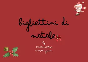 anteprima - Materiale di supporto/inclusione - DIVERTIRSI CON.. I BIGLIETTI DI NATALE 🎄 - Pagina di copertina