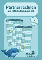 Vorschau - Stationenlernen - Addition ZR 100 mit ZÜ - Partnerrechnen - Deckblatt