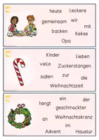 Vorschau - Bildkarten - Schüttelsätze Karteikarten Materialpaket, Klasse 1/2, Growing Bundle - Seite 3