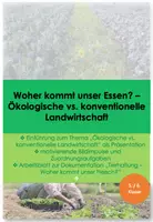 Vorschau - Präsentationen/Tafelbilder - Ökologische vs. konventionelle Landwirtschaft – Einführung für Klasse 5/6 (Präsentation und Arbeitsblatt) - Deckblatt