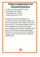 Voorbeeld - Vliegenmepperspel tweetekenklanken - Pagina 1